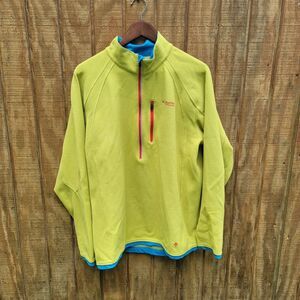 Columbia Titanium Omni Heat Fleece 1/2 Zip Pullover Mens Size L